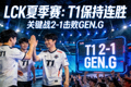 T1战队2-1战胜GEN.G，LCK夏季赛保持连胜